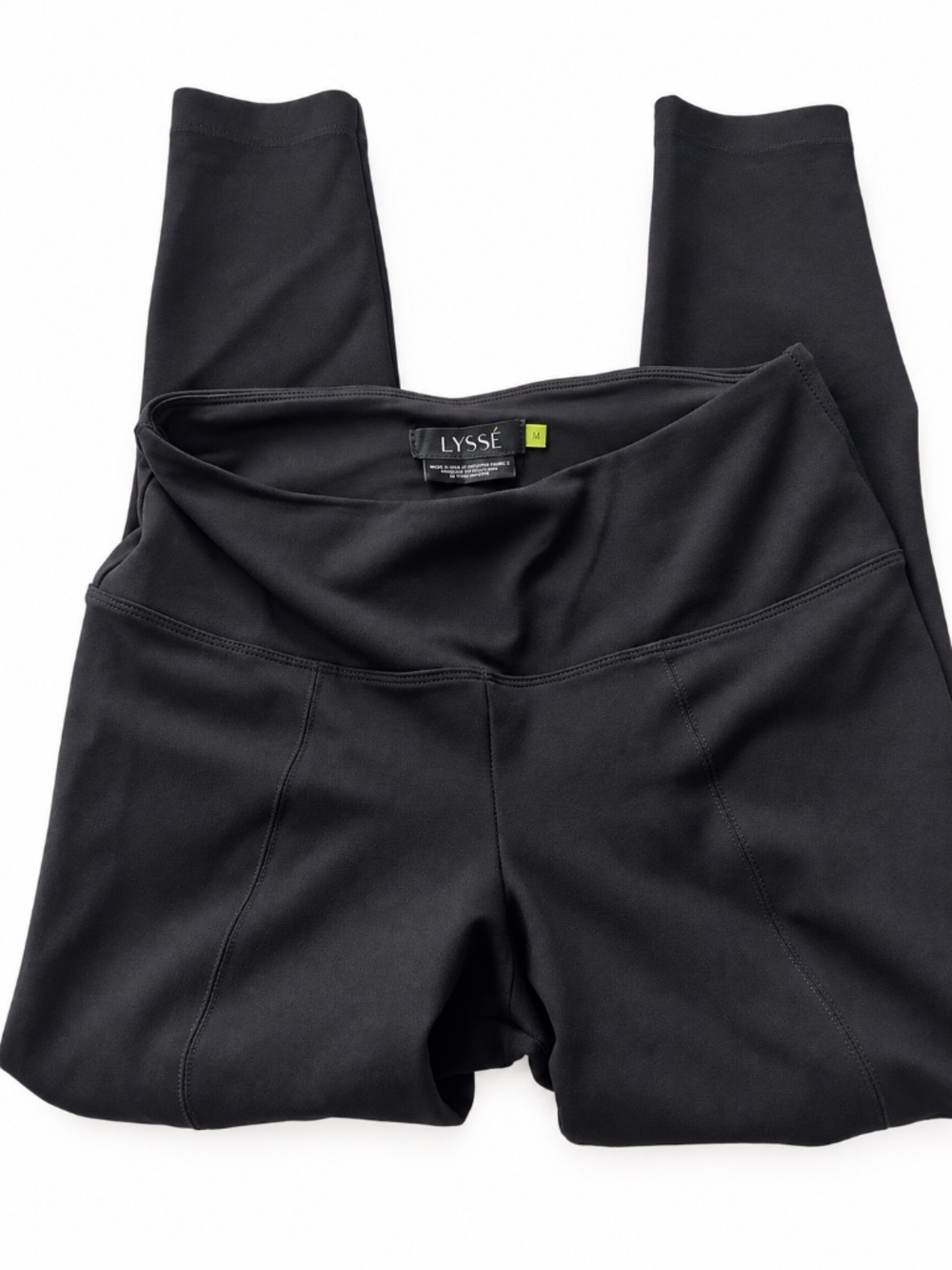 Lyssé Black Seamed Leggings | Size M